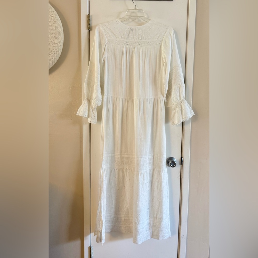 Spell Free People Whimsy Garden Lace Gown - Moonflower - Picture 4 of 12